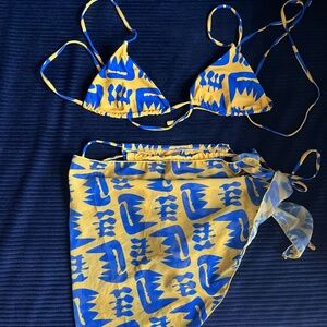 PRINTED BIKINI SET
